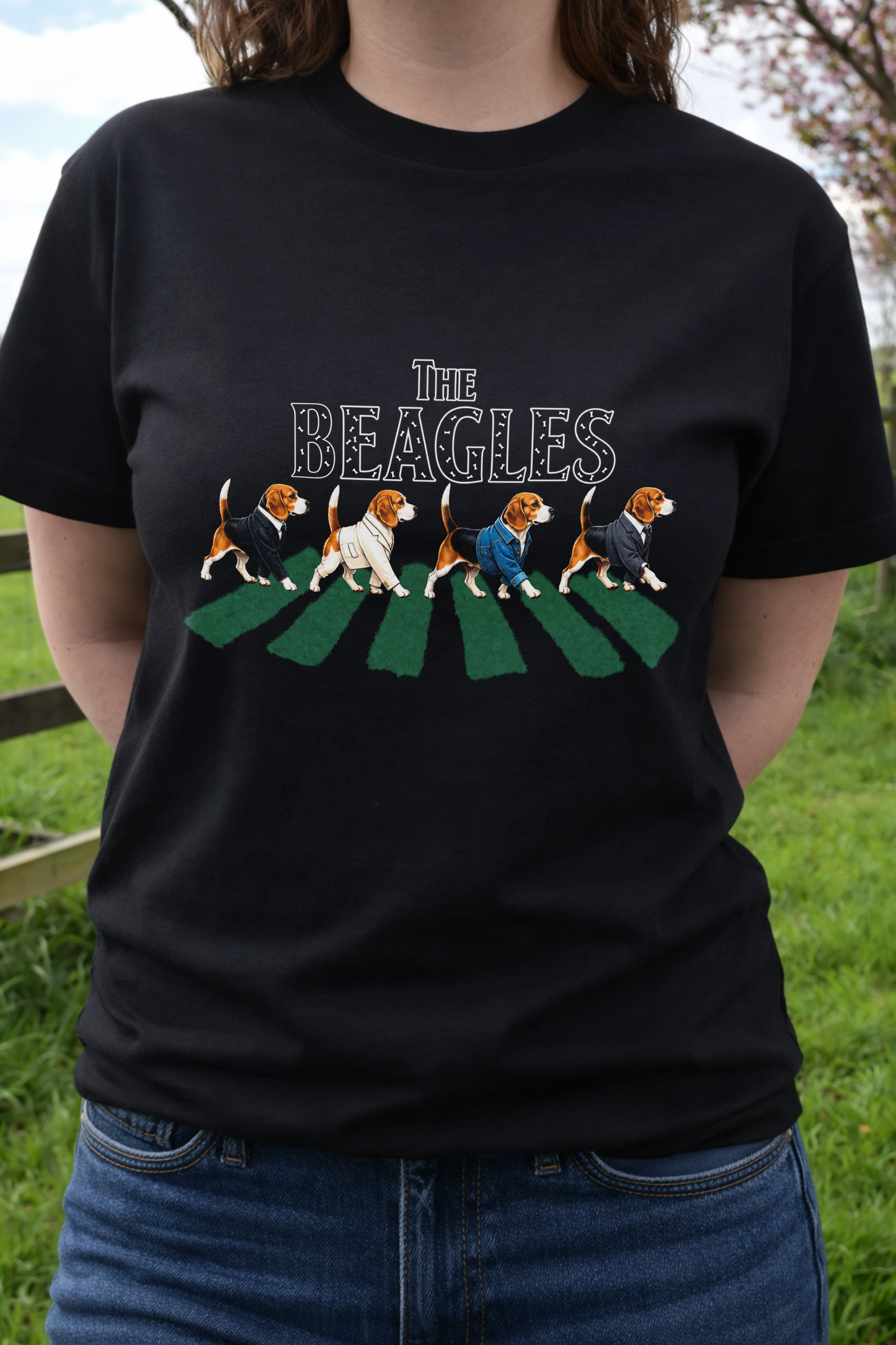 The Beagles funny dog t-shirt for adults