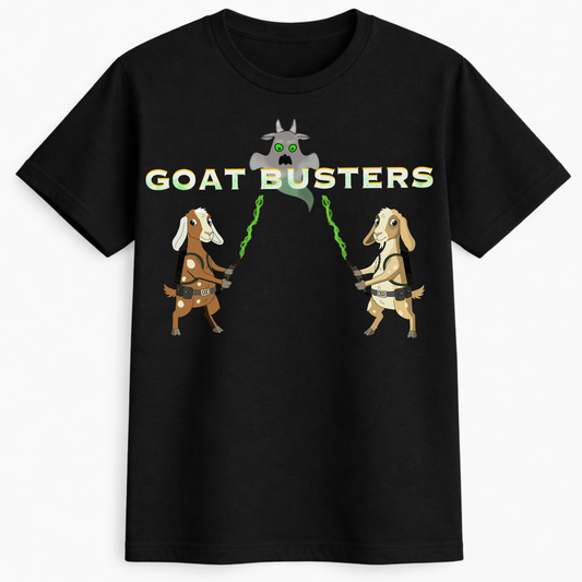 Goat busters funny anglo nubian goat t-shirt