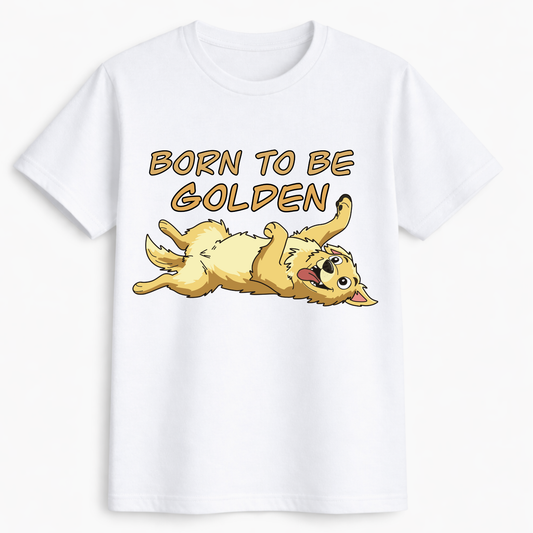 Born to be Golden - Golden Retriever dog t-shirt