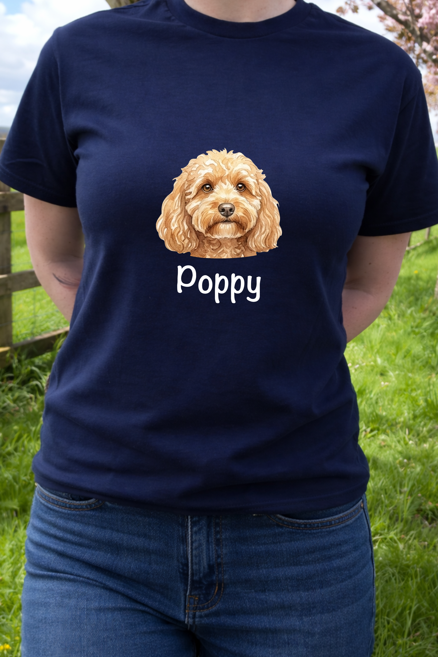 Personalised dog head T-Shirt 🐾
