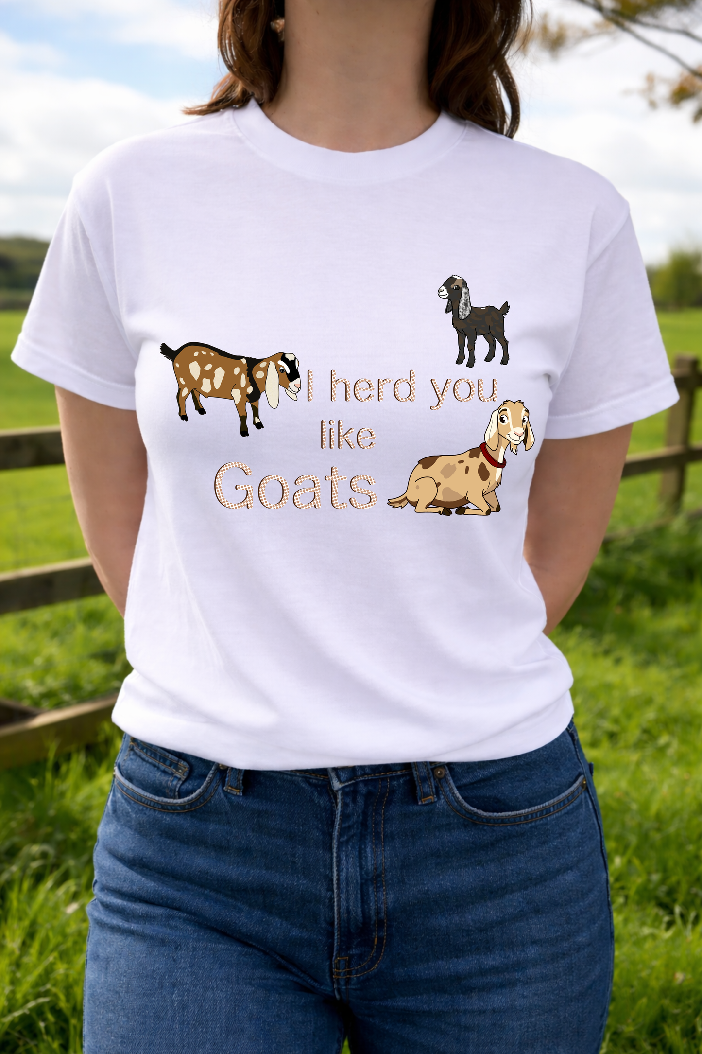 I Herd You Like Goats – funny anglo nubian goat tees