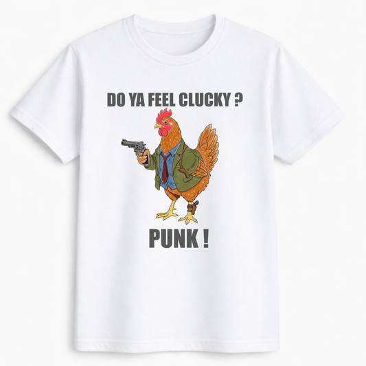 Do you feel Clucky? - Funny unisex chicken t-shirt