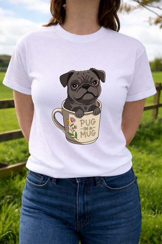 Pug in a Mug - Pug dog t-shirt
